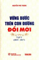 VỮNG BƯỚC TRÊN CON ĐƯỜNG ĐỔI MỚI - TẬP 2 (2015 - 2017)
