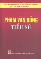 TIỂU SỬ ĐỒNG CHÍ PHẠM VĂN ĐỒNG
