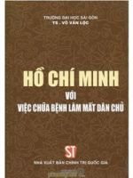 HỒ CHÍ MINH VỚI VIỆC CHỮA BỆNH LÀM MẤT DÂN CHỦ